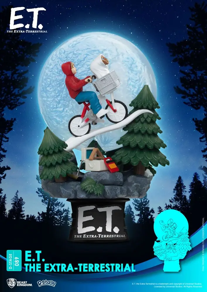 E.T. the Extra-Terrestrial D-Stage PVC Diorama Iconic Scene Movie Scene 15 cm product photo