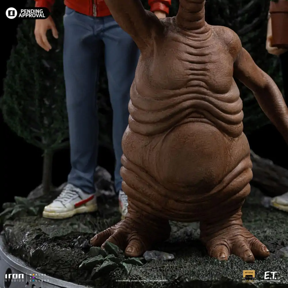 E.T. The Extra-Terrestrial Deluxe Art Scale Statue 1/10 E.T., Elliot and Gertie 19 cm termékfotó