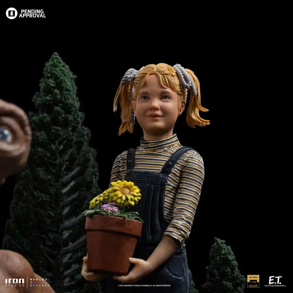 E.T. The Extra-Terrestrial Deluxe Art Scale Statue 1/10 E.T., Elliot and Gertie 19 cm termékfotó