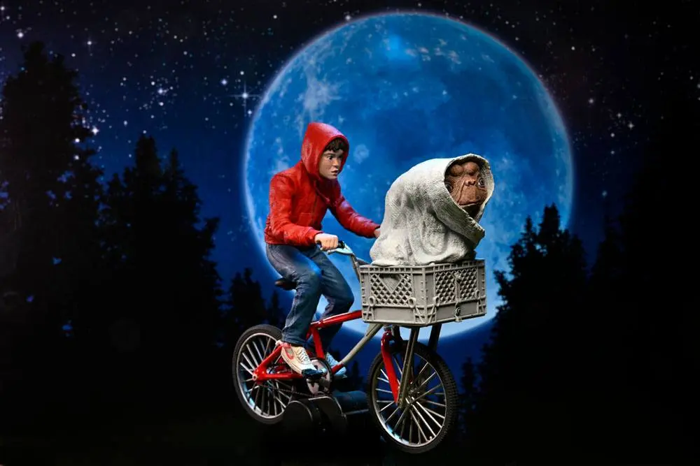 E.T. the Extra-Terrestrial Action Figure Elliott & E.T. on Bicycle 13 cm termékfotó