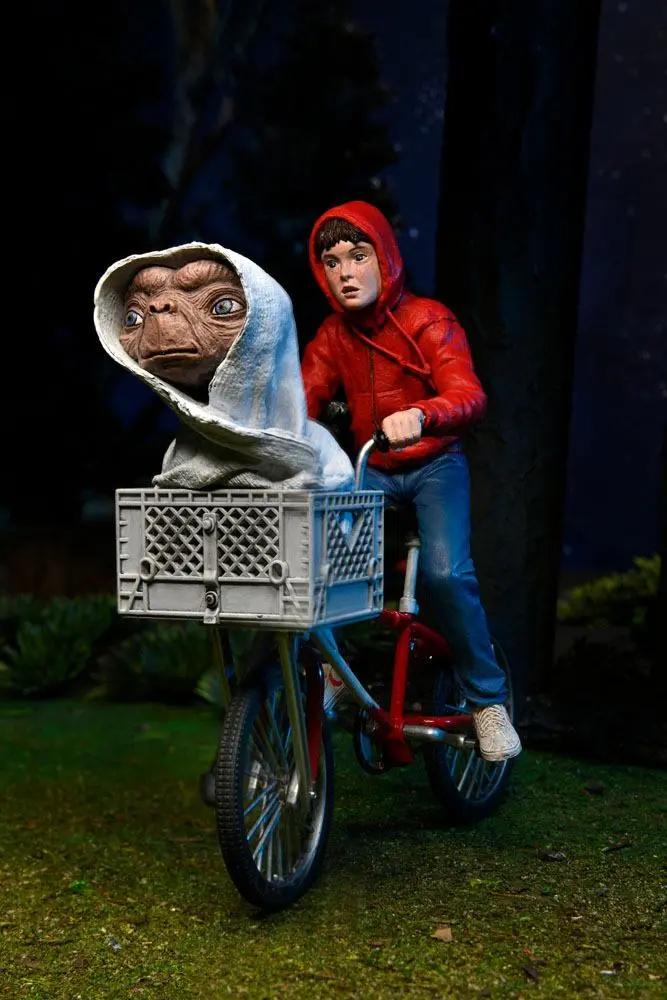 E.T. the Extra-Terrestrial Action Figure Elliott & E.T. on Bicycle 13 cm termékfotó