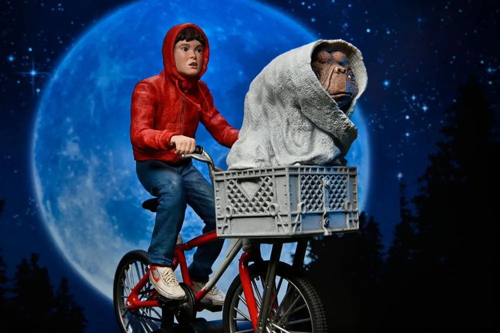 E.T. the Extra-Terrestrial Action Figure Elliott & E.T. on Bicycle 13 cm termékfotó