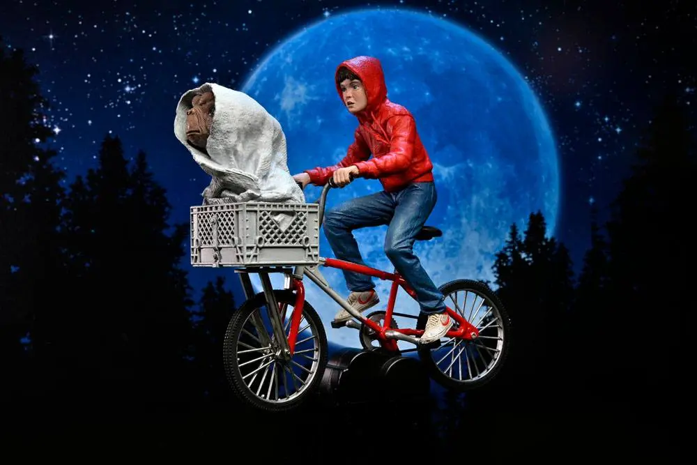 E.T. the Extra-Terrestrial Action Figure Elliott & E.T. on Bicycle 13 cm termékfotó