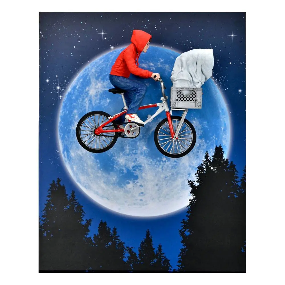 E.T. the Extra-Terrestrial Action Figure Elliott & E.T. on Bicycle 13 cm termékfotó