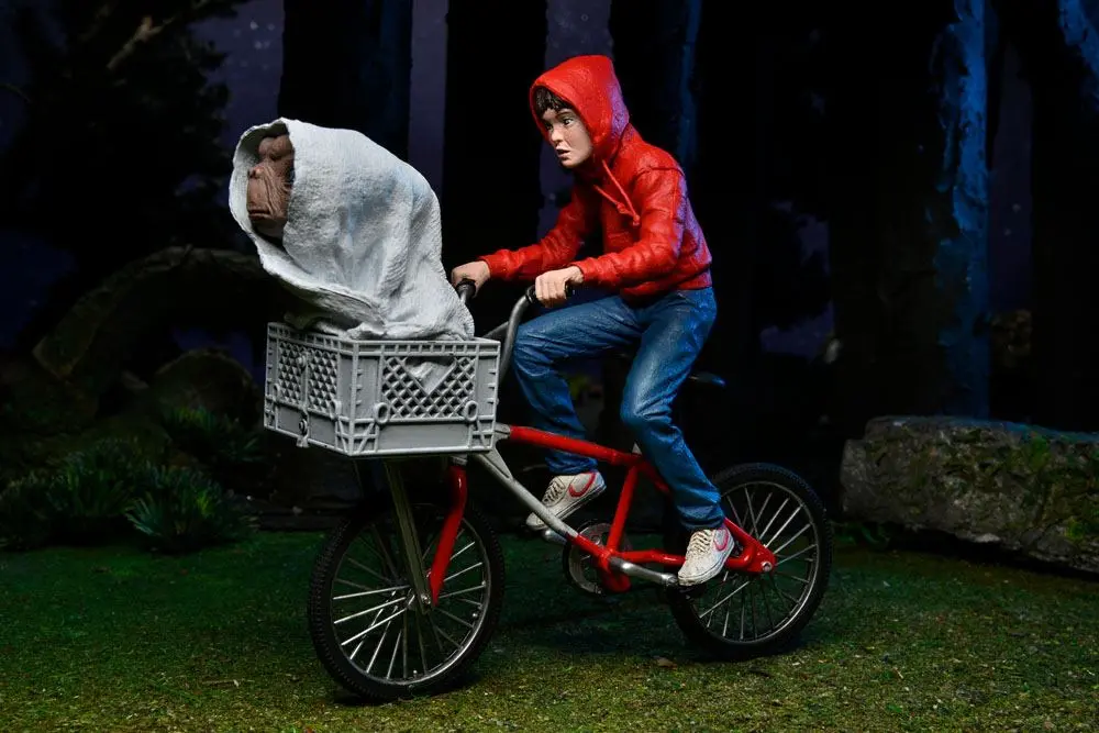 E.T. the Extra-Terrestrial Action Figure Elliott & E.T. on Bicycle 13 cm termékfotó