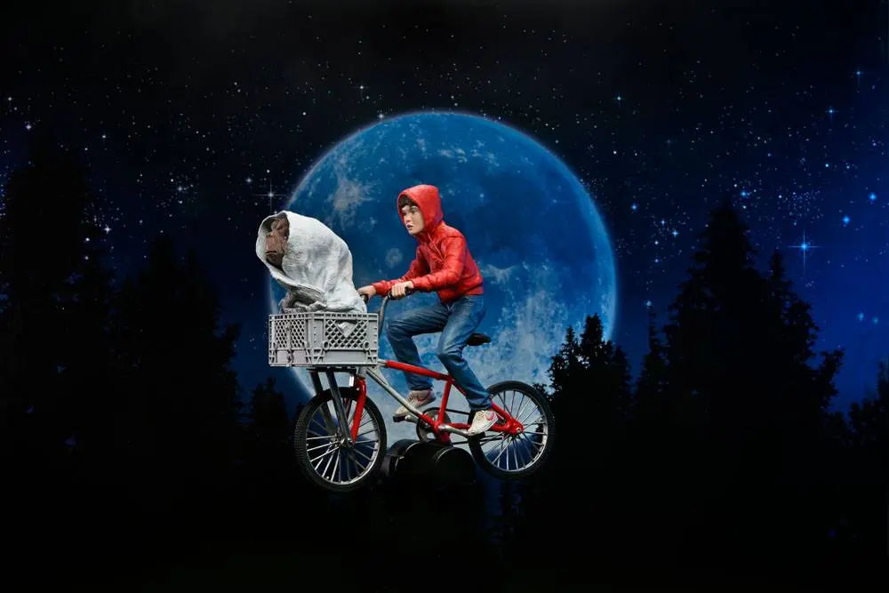 E.T. the Extra-Terrestrial Action Figure Elliott & E.T. on Bicycle 13 cm termékfotó