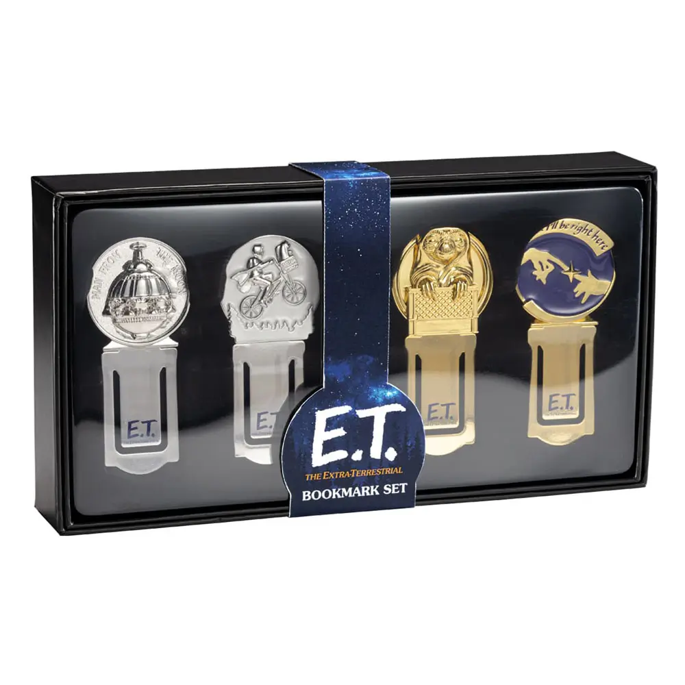 E.T. the Extra-Terrestrial Bookmarks 4er Set Movie Scenes product photo