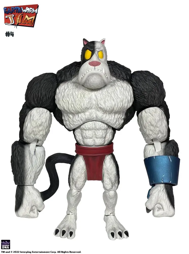 Earthworm Jim Action Figure Wave 1: Bob the Killer Goldfish & #4 15 cm termékfotó