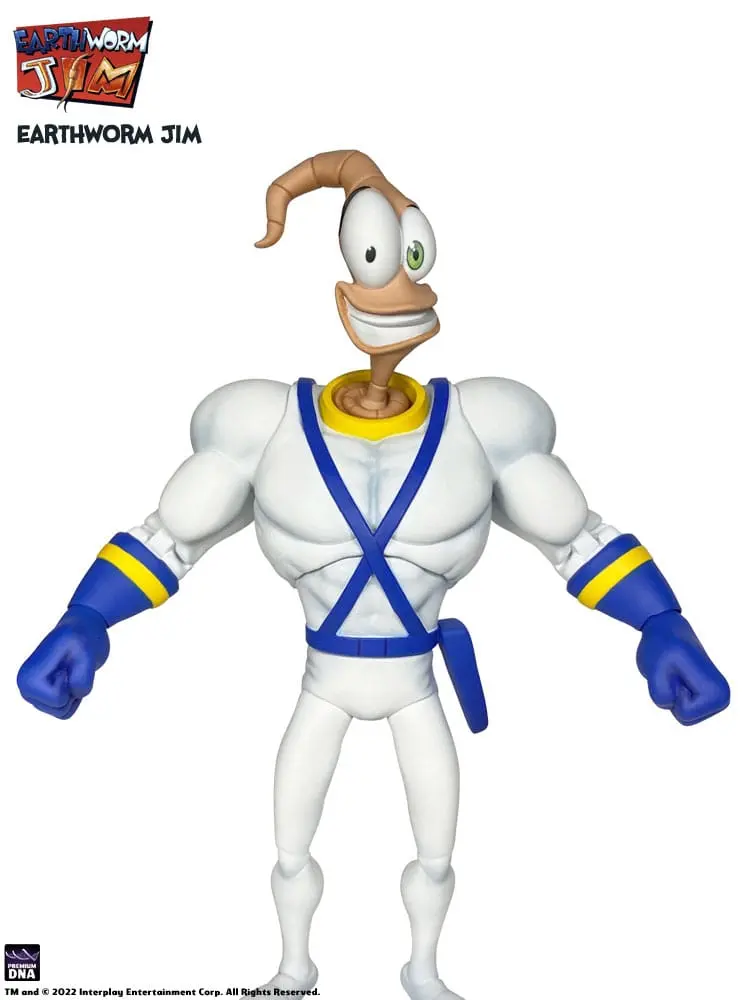 Earthworm Jim Action Figure Wave 1: Earthworm Jim &amp; Snot 15 cm product photo