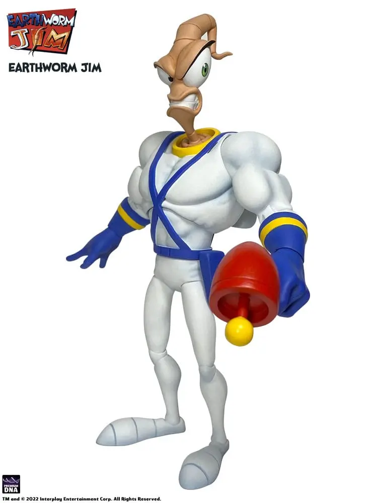 Earthworm Jim Action Figure Wave 1: Earthworm Jim &amp; Snot 15 cm product photo