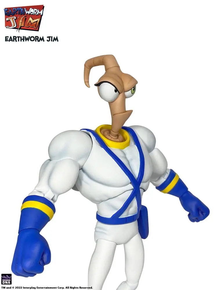 Earthworm Jim Action Figure Wave 1: Earthworm Jim &amp; Snot 15 cm product photo