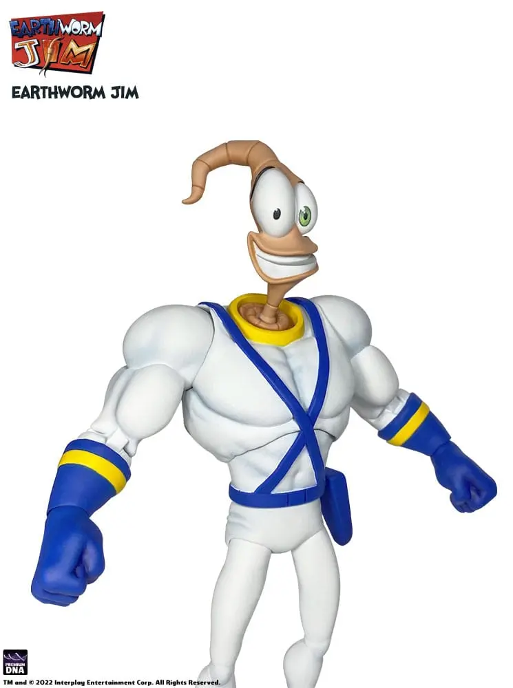 Earthworm Jim Action Figure Wave 1: Earthworm Jim &amp; Snot 15 cm product photo