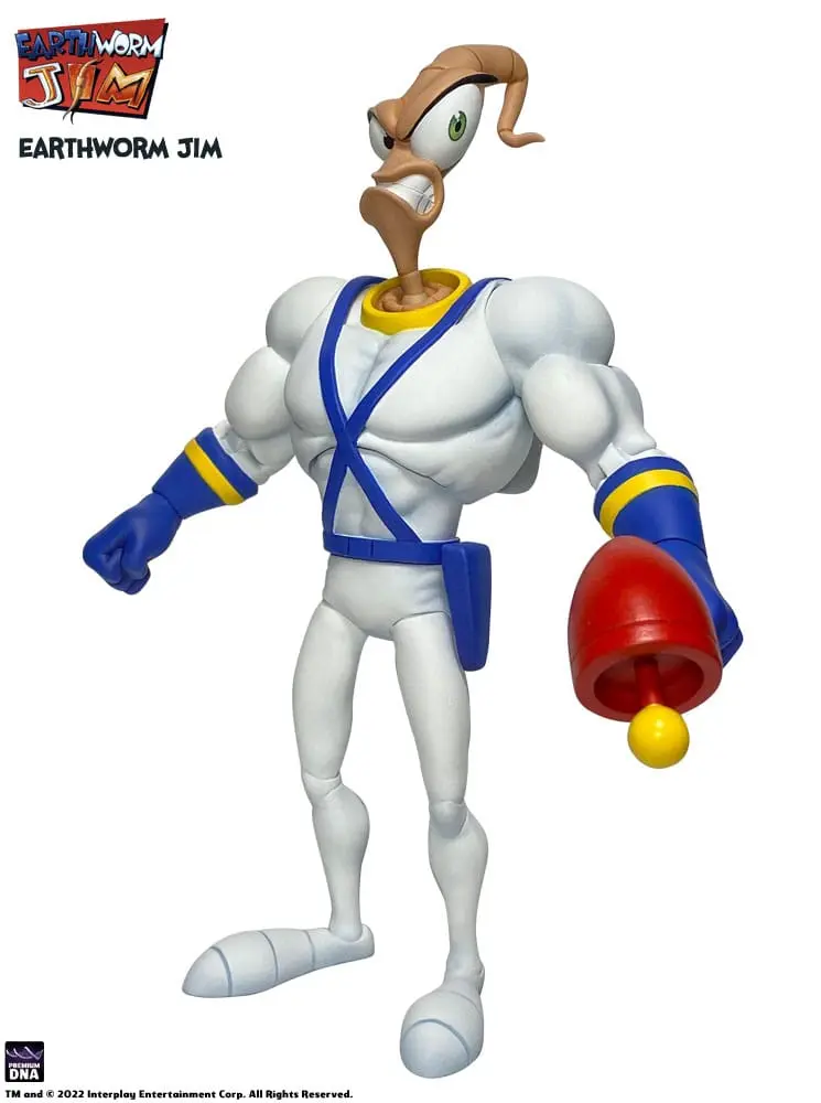 Earthworm Jim Action Figure Wave 1: Earthworm Jim &amp; Snot 15 cm product photo