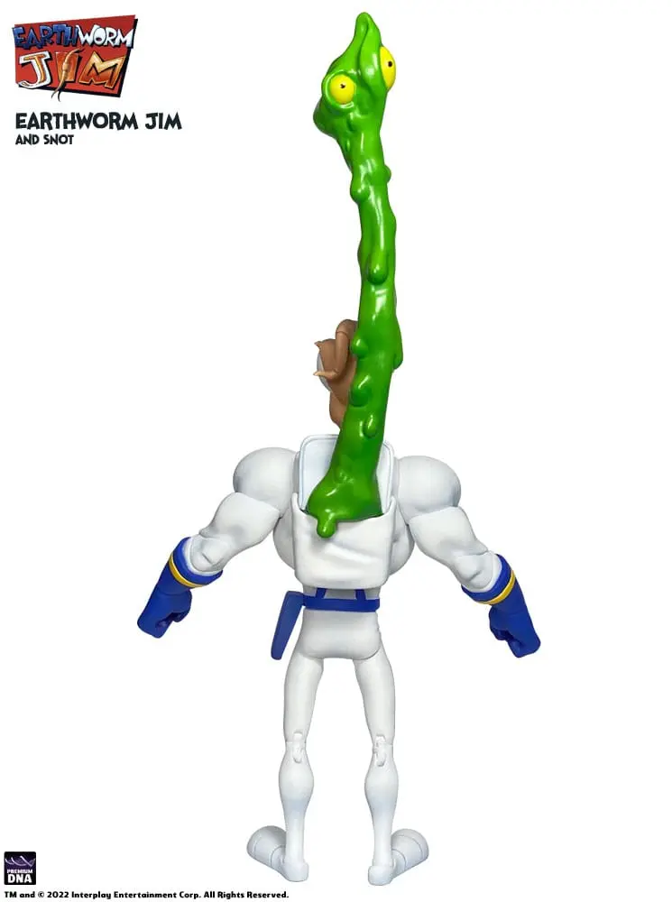 Earthworm Jim Action Figure Wave 1: Earthworm Jim &amp; Snot 15 cm product photo