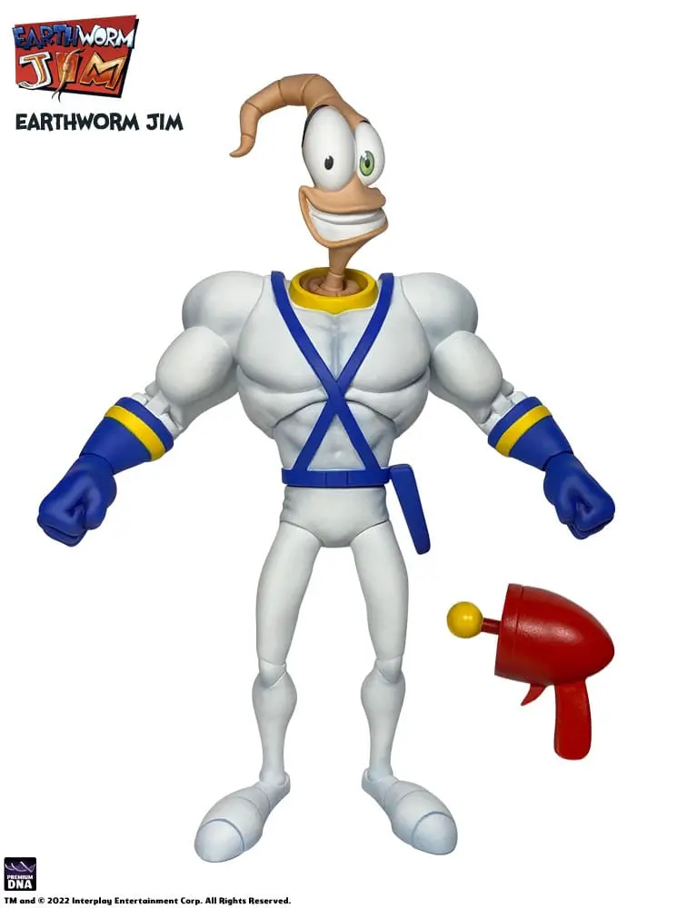 Earthworm Jim Action Figure Wave 1: Earthworm Jim &amp; Snot 15 cm product photo