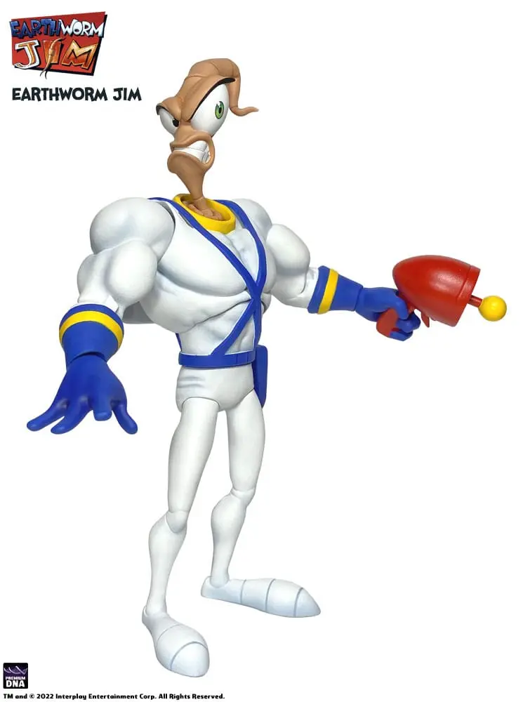 Earthworm Jim Action Figure Wave 1: Earthworm Jim &amp; Snot 15 cm product photo