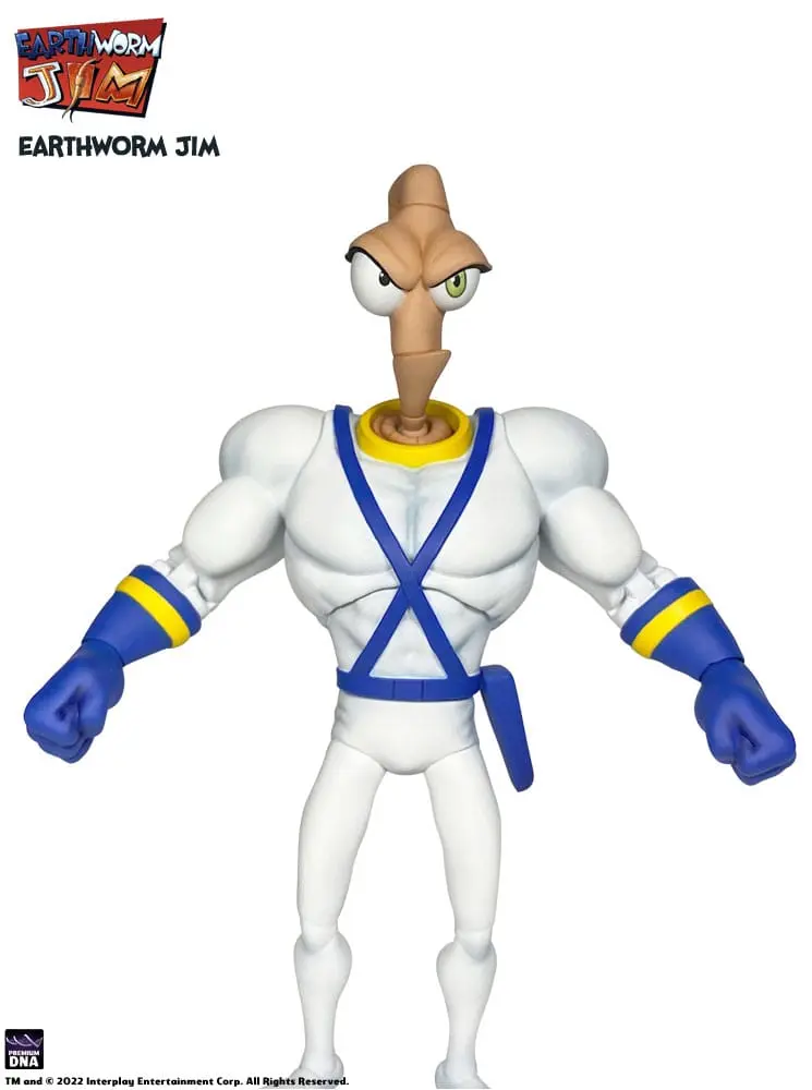 Earthworm Jim Action Figure Wave 1: Earthworm Jim &amp; Snot 15 cm product photo