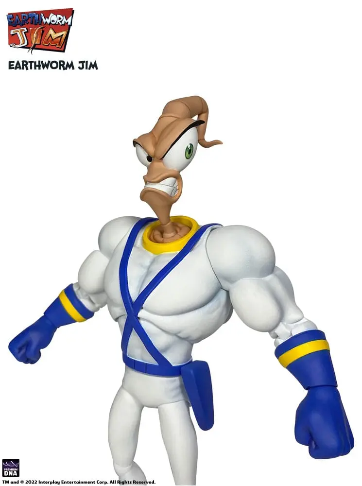 Earthworm Jim Action Figure Wave 1: Earthworm Jim &amp; Snot 15 cm product photo