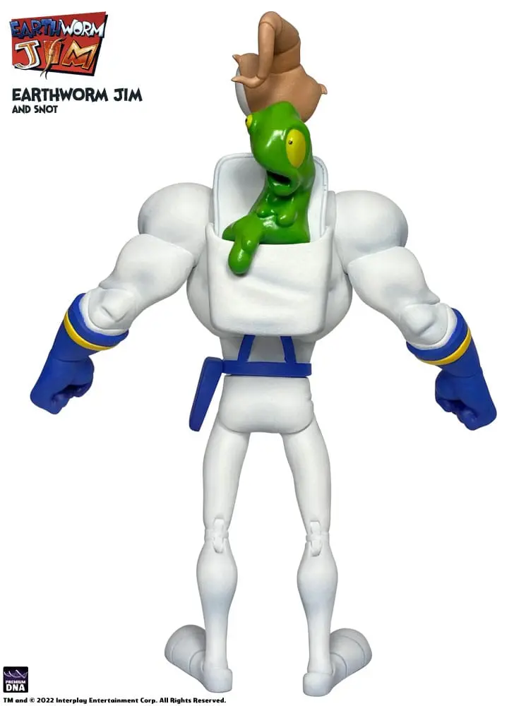 Earthworm Jim Action Figure Wave 1: Earthworm Jim &amp; Snot 15 cm product photo