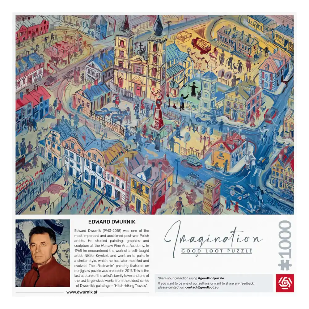 Edward Dwurnik Imagination Puzzle Radzymin (1000 pieces) termékfotó