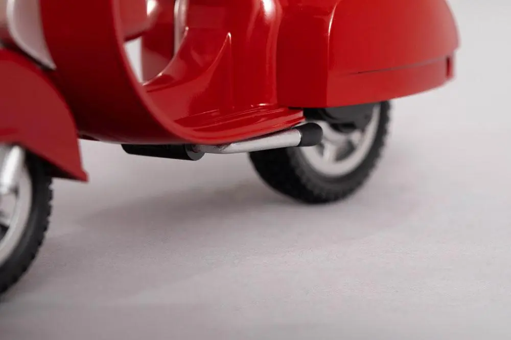 Egg Attack Action Light Up Vehicle Motorbike Classic Style Red Version 12 cm product photo