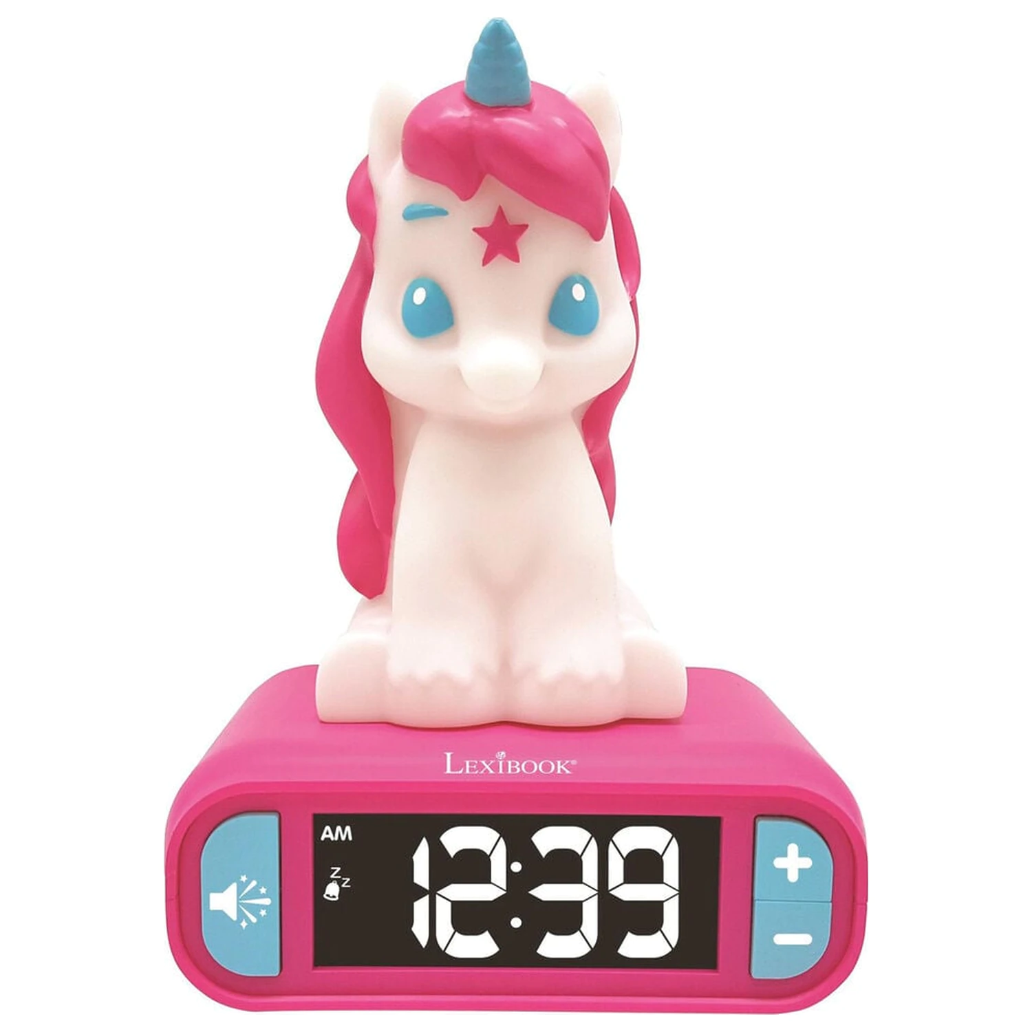 Unicorn 3D night light digital alarm clock product photo