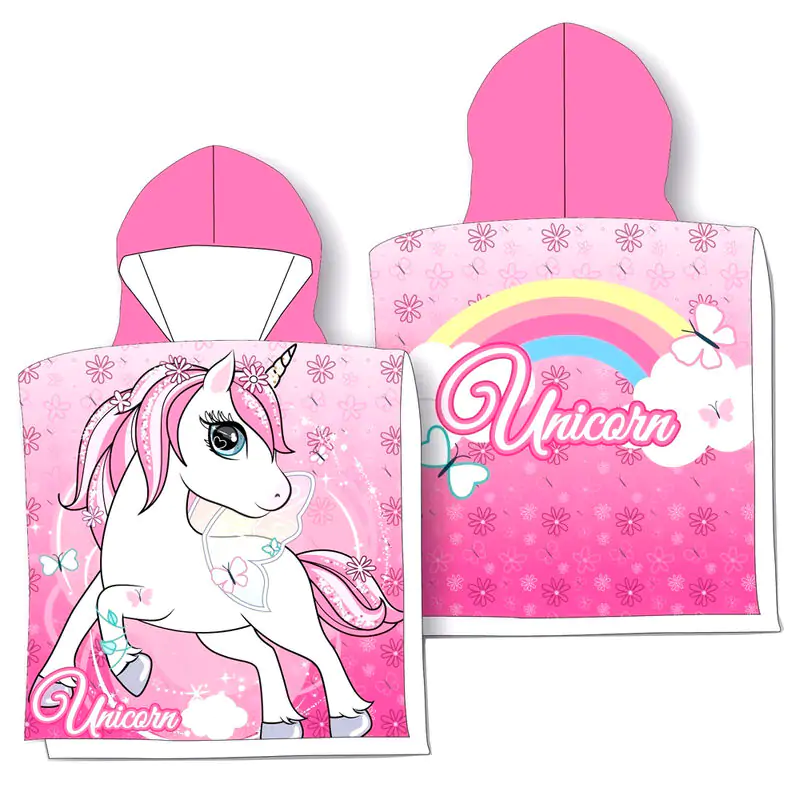 Unicorn cotton poncho towel product photo