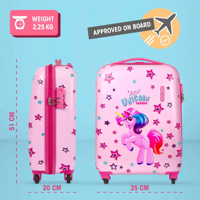 Unicorn ABS 4r trolley suitcase 51cm termékfotó