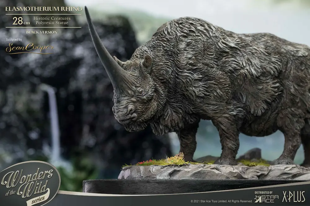 Elasmotherium Statue Rhino (Black) 28 cm product photo
