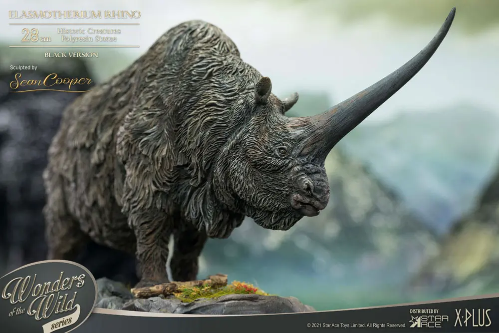 Elasmotherium Statue Rhino (Black) 28 cm product photo