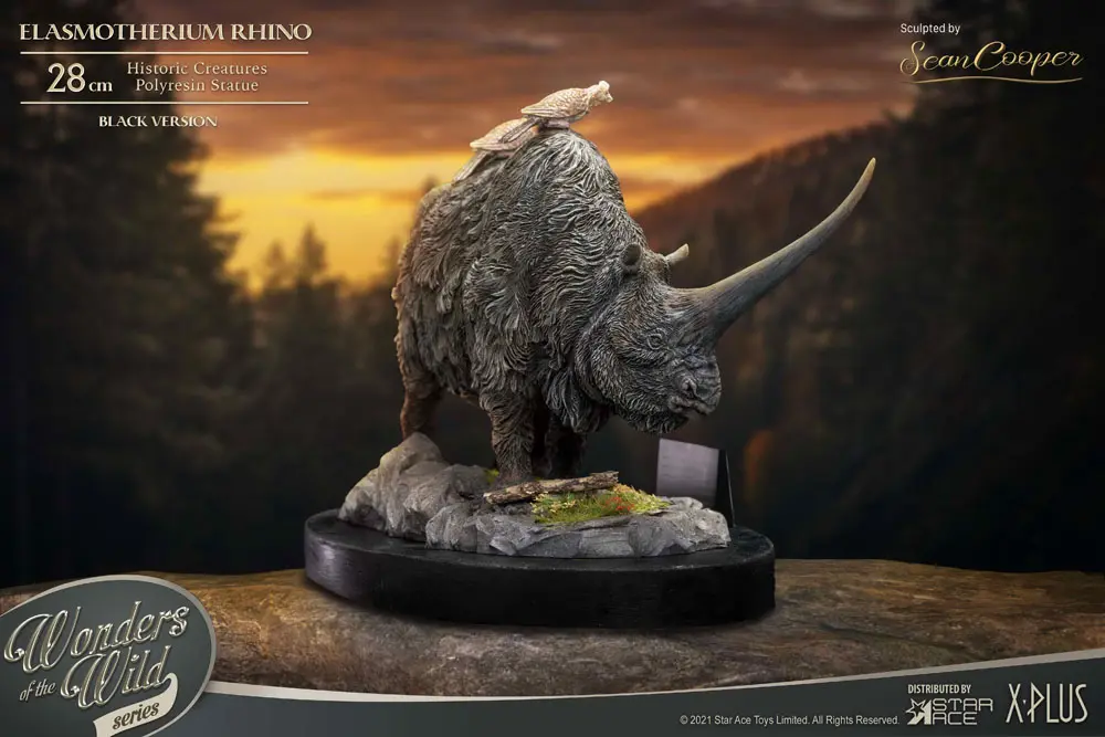 Elasmotherium Statue Rhino (Black) 28 cm product photo