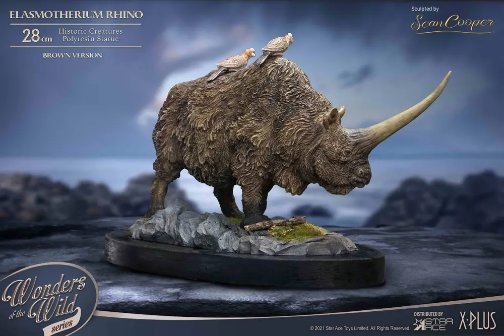 Elasmotherium Statue Rhino (Brown) 28 cm product photo
