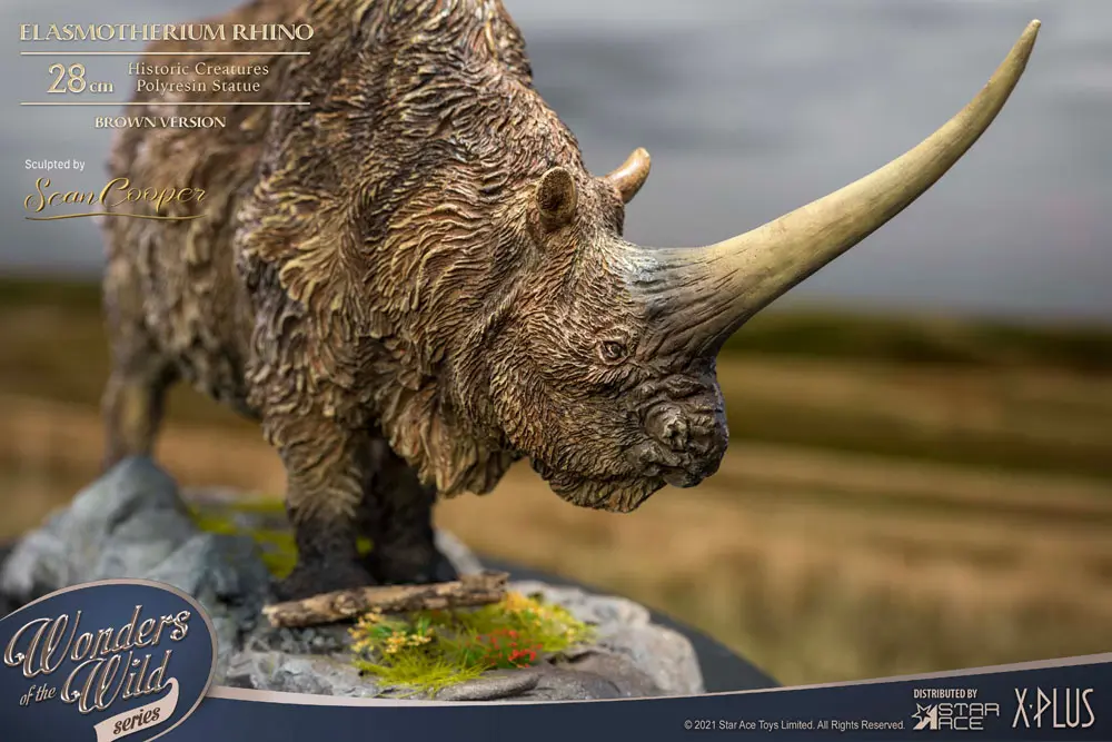 Elasmotherium Statue Rhino (Brown) 28 cm product photo