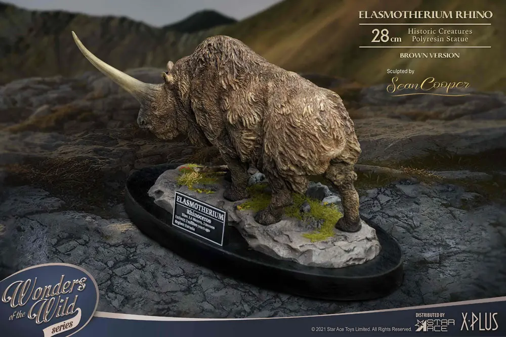 Elasmotherium Statue Rhino (Brown) 28 cm product photo
