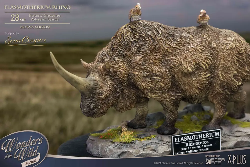 Elasmotherium Statue Rhino (Brown) 28 cm product photo