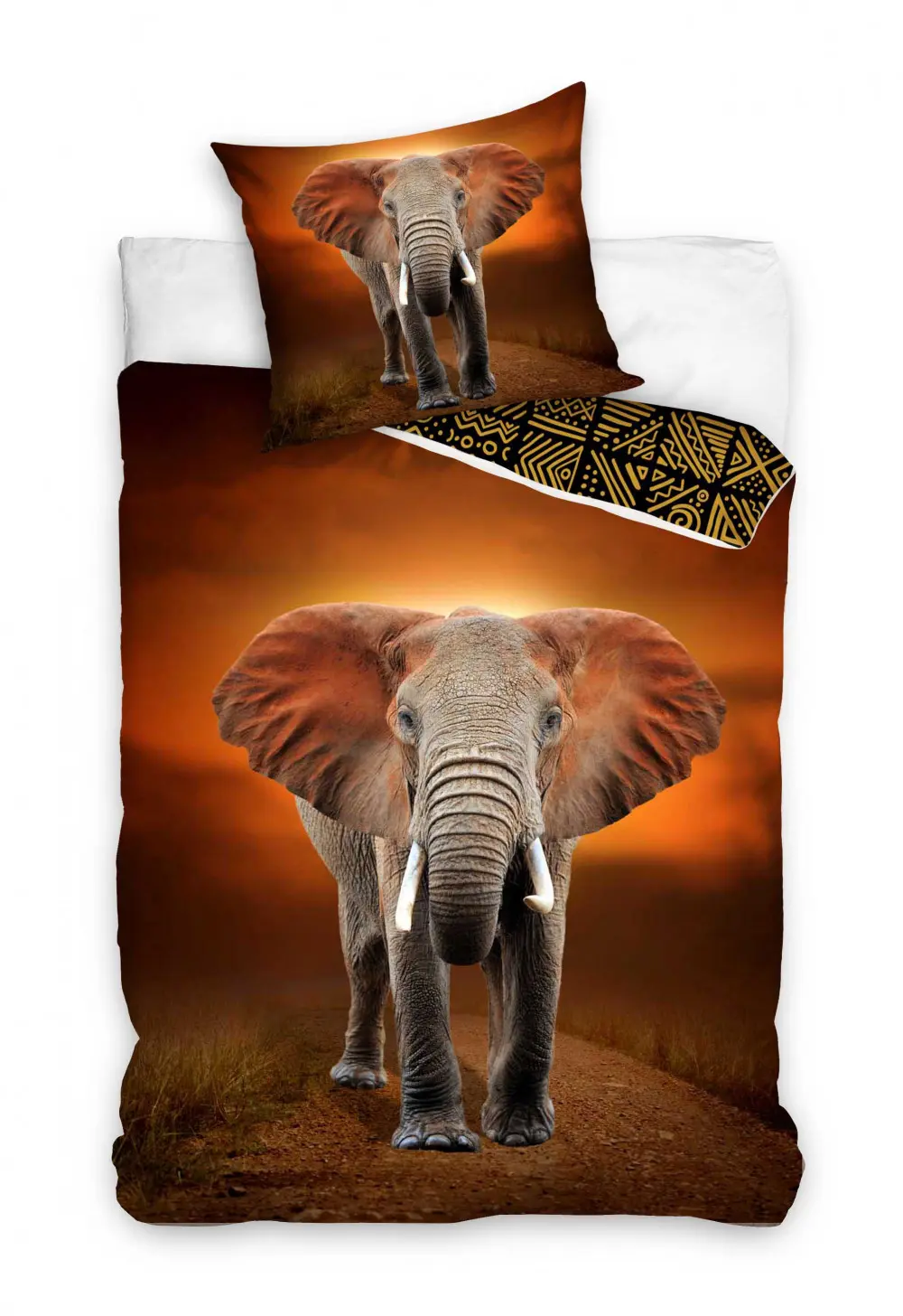 Elephant Duvet Cover 140x200cm, 70x90cm product photo