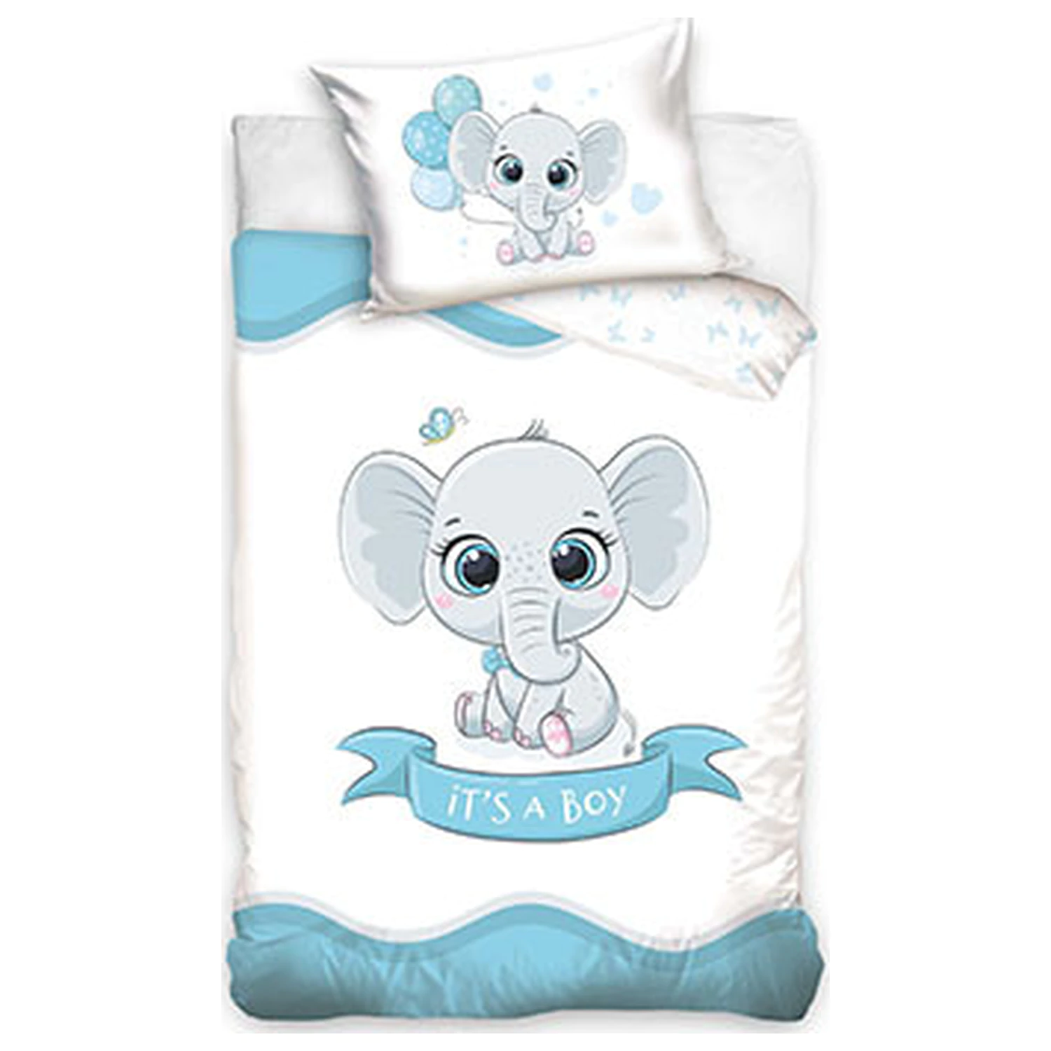 Elephant Boy Toddler/Preschooler Duvet Cover product photo