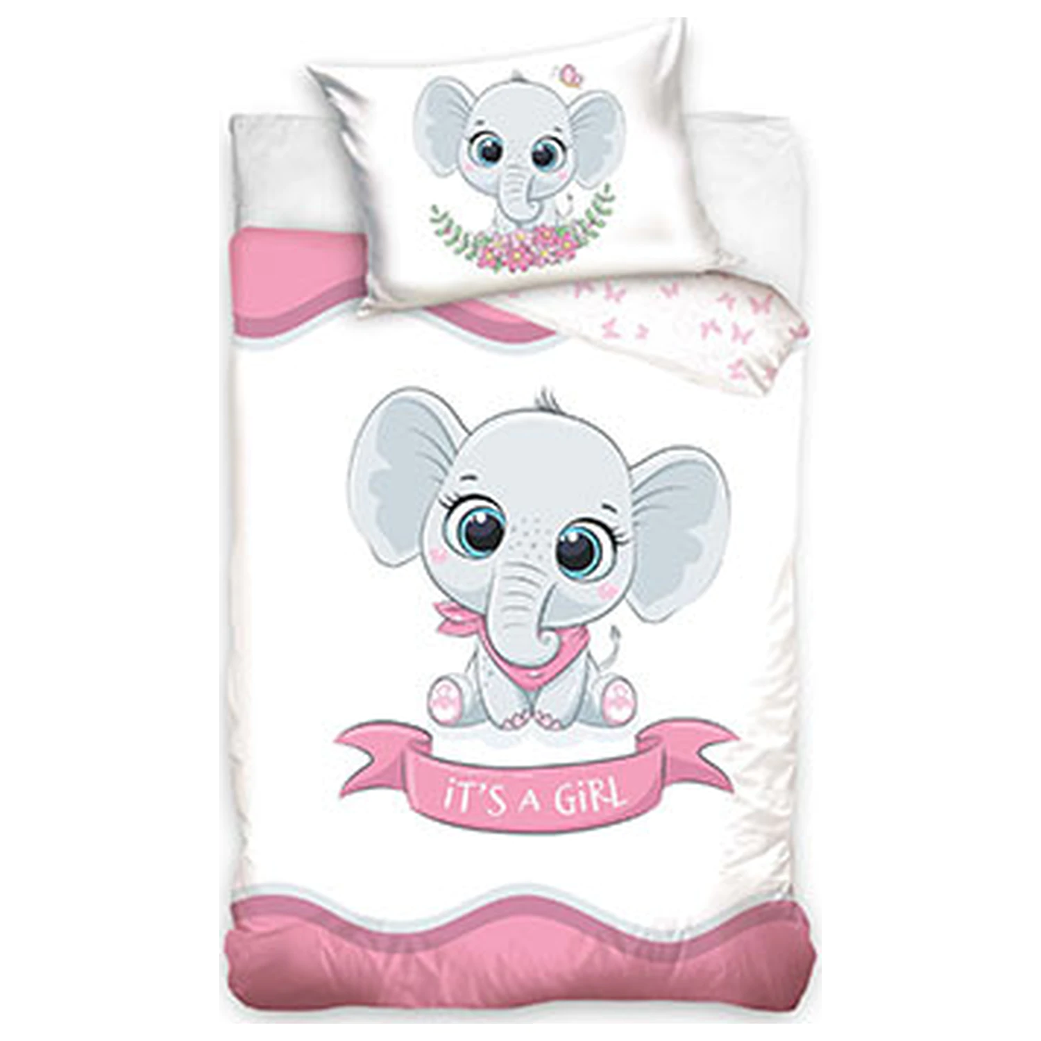 Elephant Girl children's, preschool duvet cover product photo