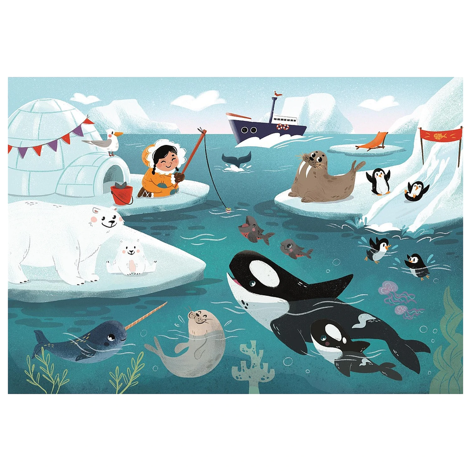 Life on the Sea Noli 2x60 piece puzzle product photo