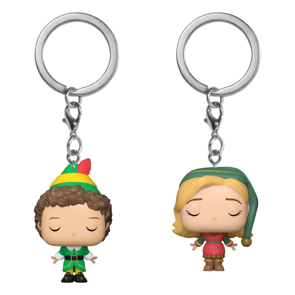 Elf POP! Vinyl Keychain 2-Pack Buddy & Jovie 4 cm termékfotó