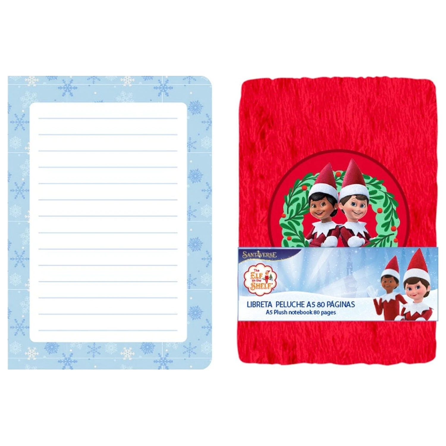 Elf On the Shelf A5 plush notebook product photo