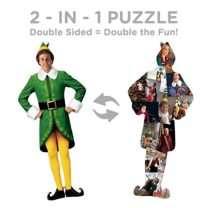 Elf Shaped Jigsaw Puzzle Elf (600 pieces) product photo