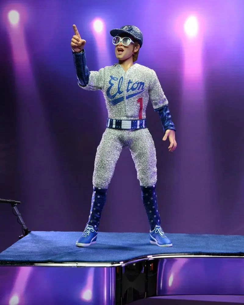 Elton John Clothed Action Figure Live in '75 Deluxe Set 20 cm product photo