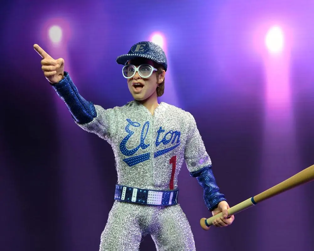 Elton John Clothed Action Figure Live in '75 Deluxe Set 20 cm product photo