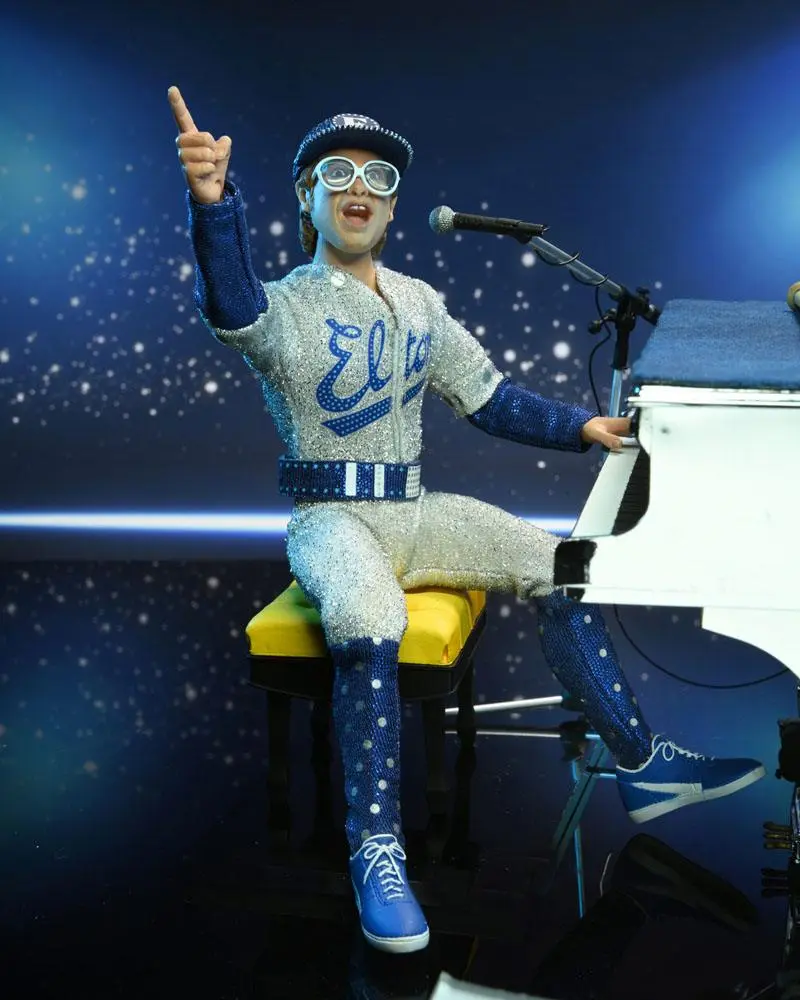 Elton John Clothed Action Figure Live in '75 Deluxe Set 20 cm product photo