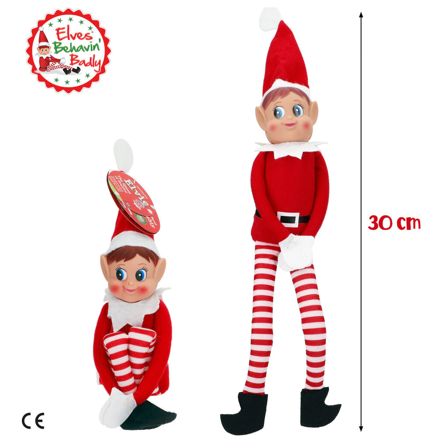 Elves Behavin' Badly Elvie crossbar Elfa doll 30cm product photo