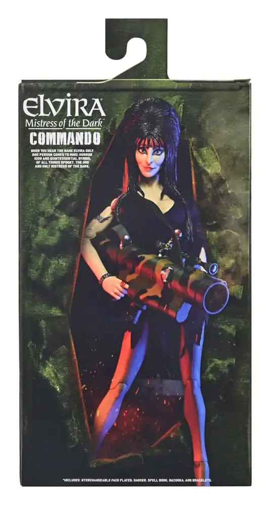 Elvira: Mistress of the Dark Clothed Action Figure Commando Elvira 20 cm product photo