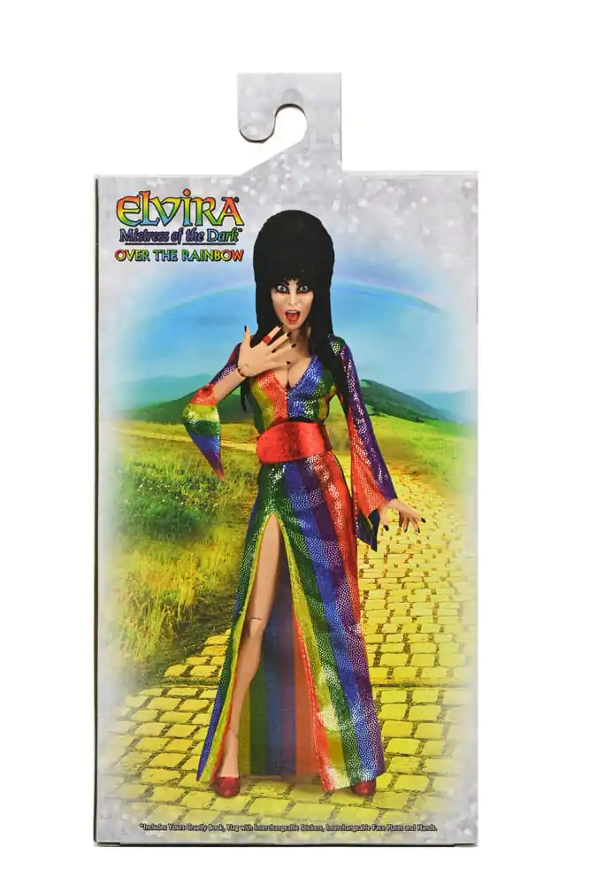 Elvira, Mistress of the Dark Clothed Action Figure Over the Rainbow Elvira 20 cm termékfotó