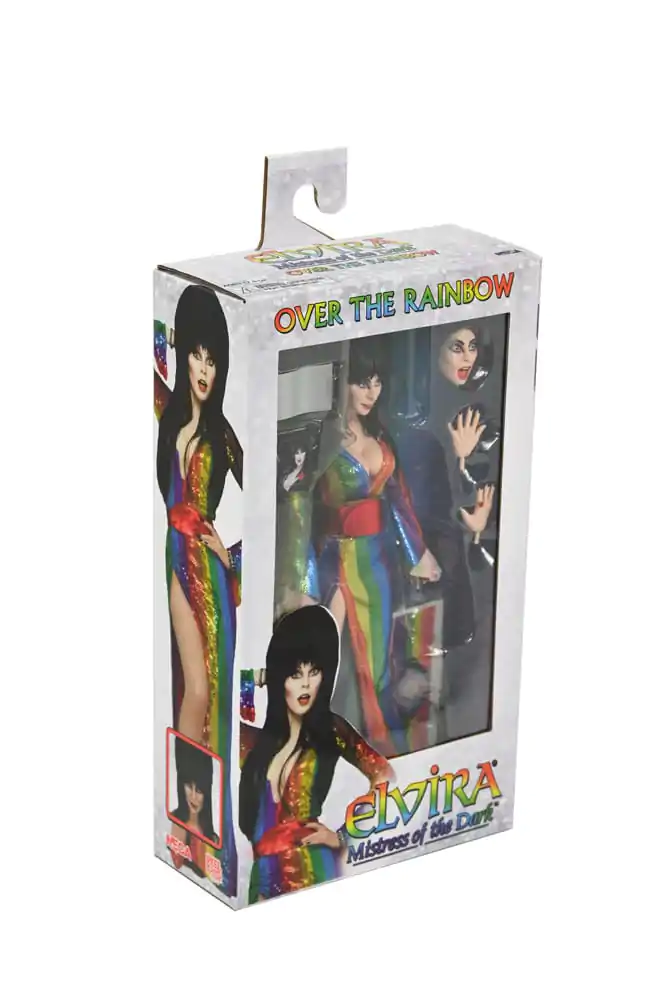 Elvira, Mistress of the Dark Clothed Action Figure Over the Rainbow Elvira 20 cm termékfotó