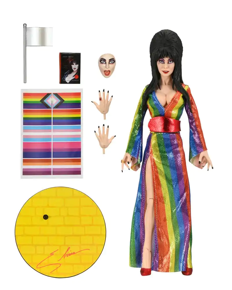 Elvira, Mistress of the Dark Clothed Action Figure Over the Rainbow Elvira 20 cm termékfotó